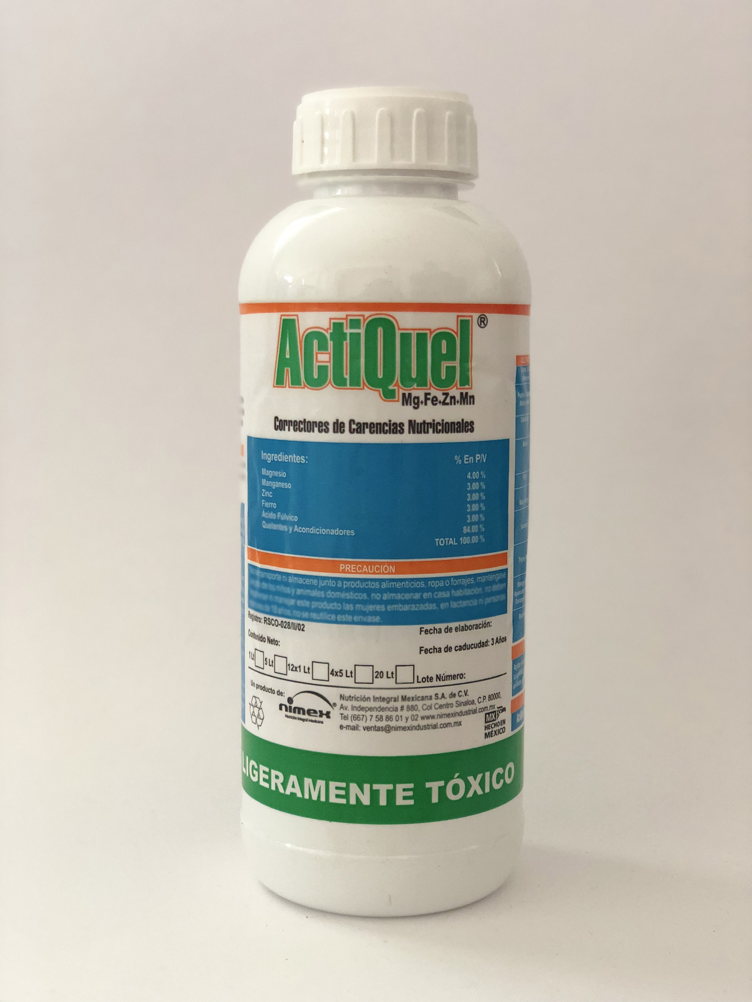 Actiquel Mg+Fe+Zn+Mn